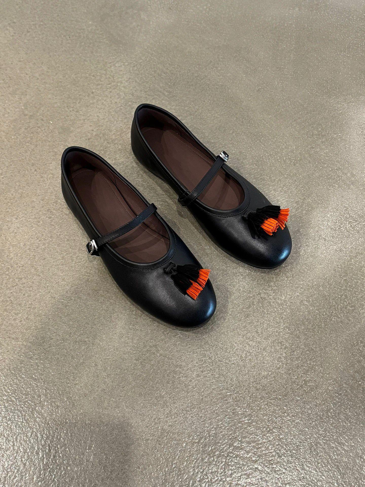 

Версия из овчины ~ замшевая ниша кисточка круглый носок мелкий вырез плоские балетки с ремешком Мэри Джейн женские осенние 40 чёрный