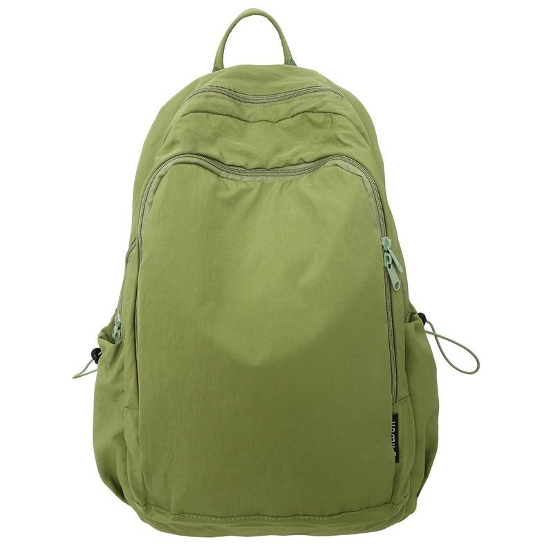 Large Capacity Casual Nylon Backpack New Student Backpack Lightweight Travel Backpack