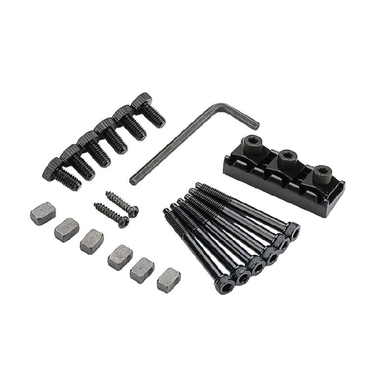 Electric Guitar String Locking Nut  Guitar Lock Nut with Screws and Wrench Electric Guitar Lock Nut Guitar Accessories