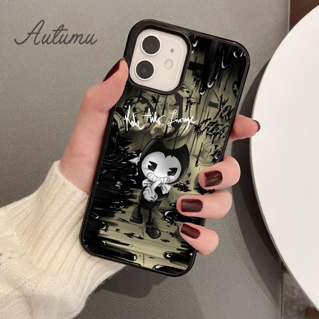 Horror Game Bendy Phone Case for iPhone 11 12 13 14 Pro Max Mini X XR XS SE 2020 6S 7 8 Plus Samsung Galaxy S21 S22 Cover Shell