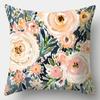 Pillow Cover Pretty Flowers Cushion Cover Fresh Style Pillowcase Square Sofa Home Decoration  Inch  Inch,(5)