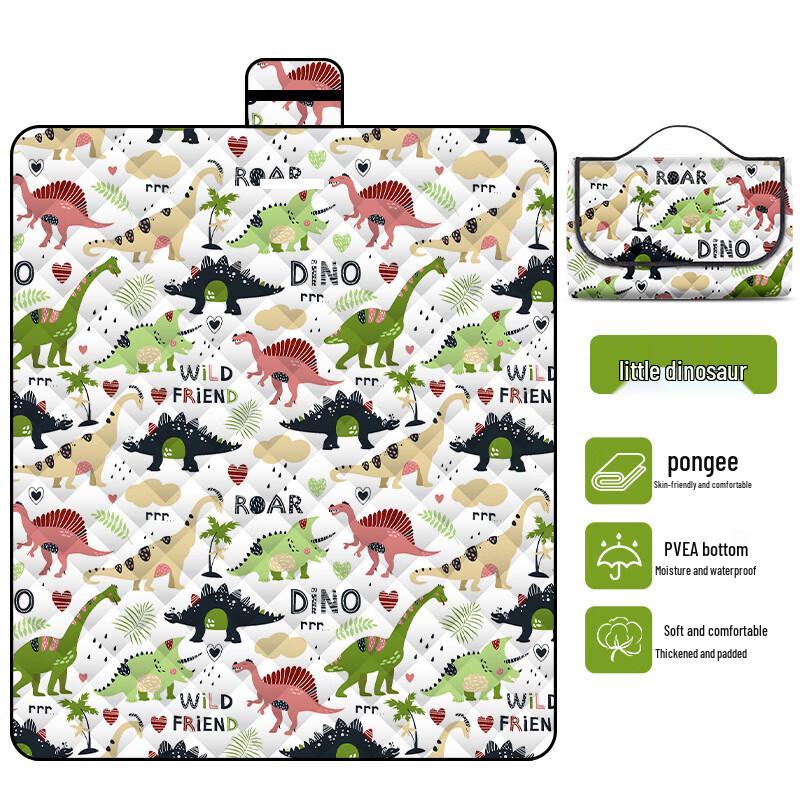 Lufenglai Dinosaur Pattern Thickened Picnic & Camping Mat 1.5*2m