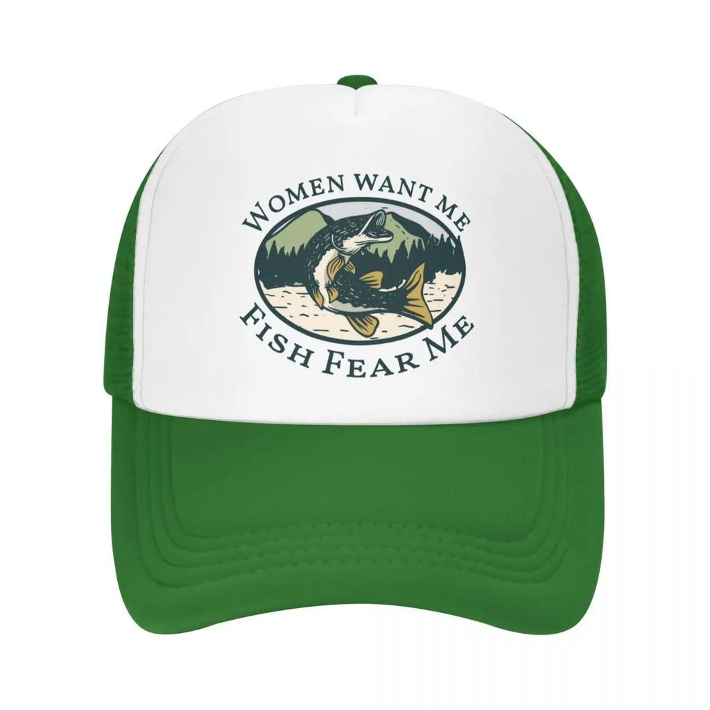 Custom Fashion Unisex Fishing FisherUnisex Quotes Trucker Hat Adult Adjustable Baseball Cap Women Unisex Outdoor Trucker Cap