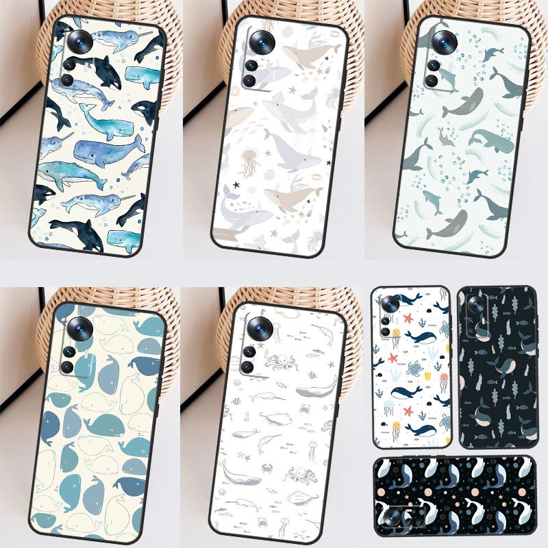 Baby Whale Case For Xiaomi 13T Pro 11T 12T 12 13 Lite 12X POCO X5 X3 Pro F4 X4 GT M5 M5s F3 F5 Cover