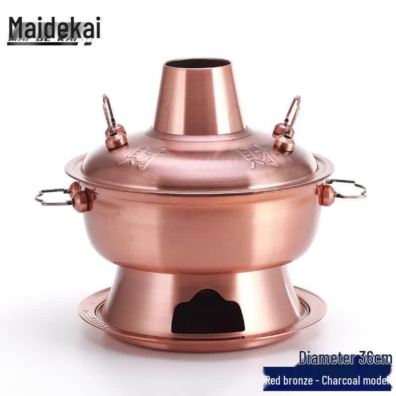 Stainless Steel Charcoal Hot Pot 36cm