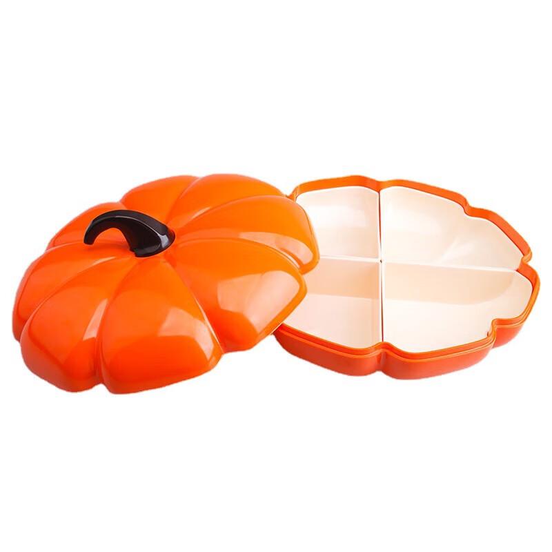 Pumpkin Candy & Snack Divided Serving Dish
