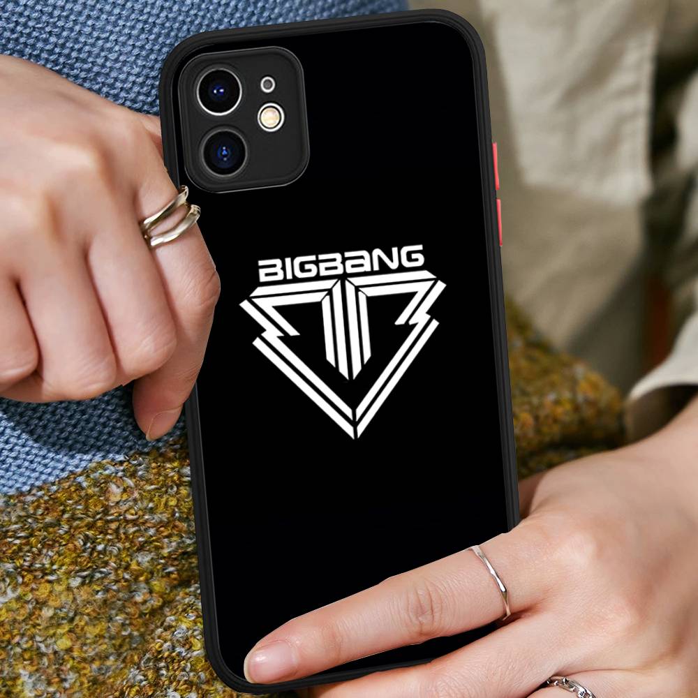 B-BIGBANGs Kpops For IPhone 16 15 14 Plus 13 12 11 Pro Max X XS MAX Translucent Matte Shockproof Cover iphone 14 pro