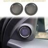 For Dodge Durango 2011-2024 Black Steel A Pillar Speaker Sound Cover Trim 2PCS
