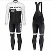 Men Women Cycling Jersey Set Long Sleeve Bib Shorts Breathable Moisture Wicking Mountain Road Bike