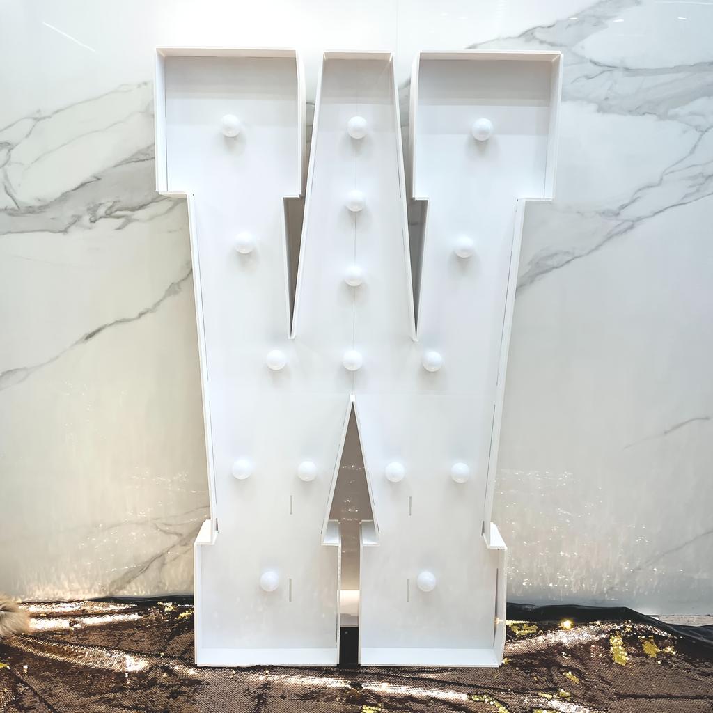 Versatile 1PC 92CM/3FT Marquee Letters with Warm Yellow Glow: Perfect for New Year Parties, Summer Bashes, Retirements & More (Balloon-Friendly!)