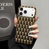 Apple 17 Pro Max Woven Braid Heat Dissipation Case, iPhone 16/15/13 Large Hole Protective Cover.