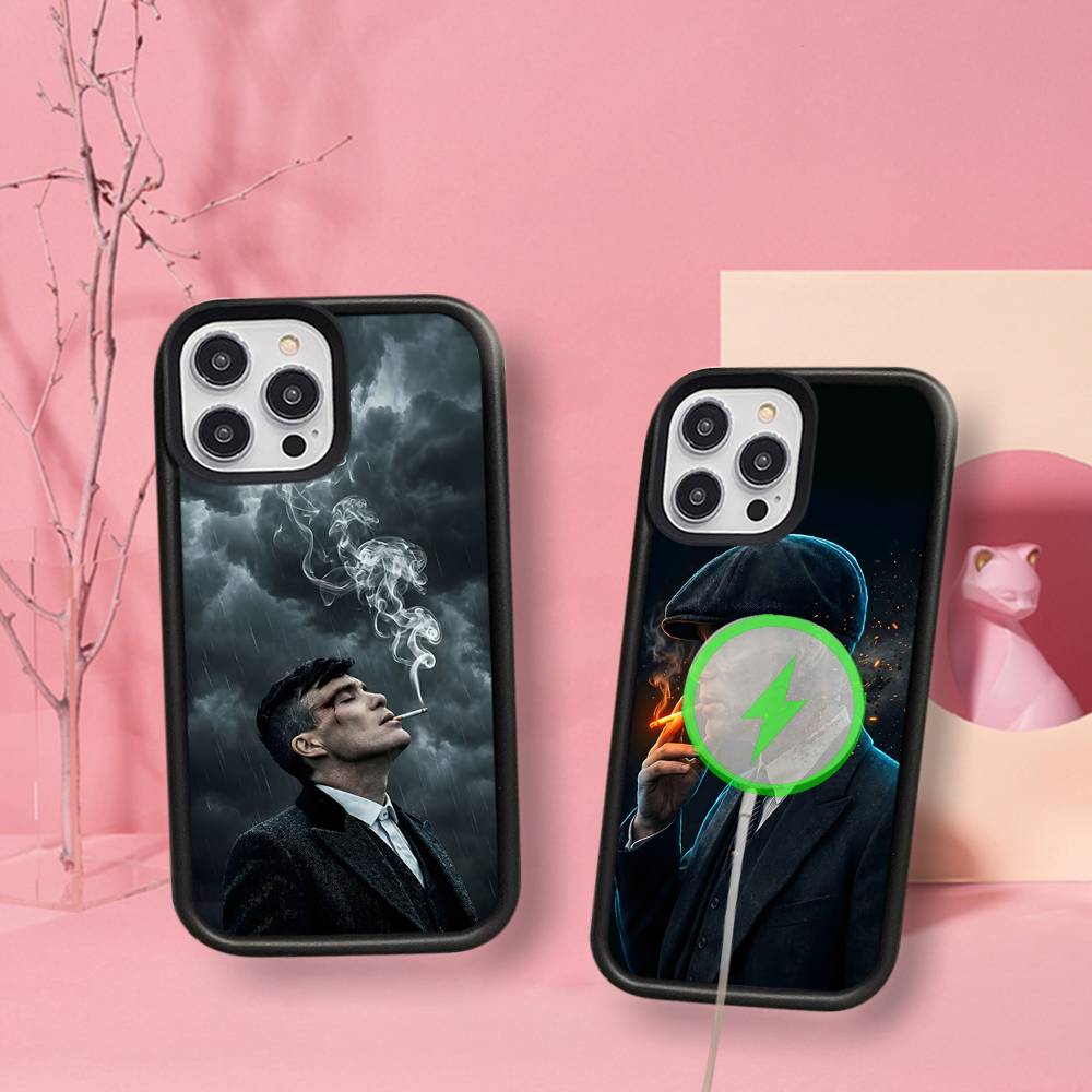 Movie P-Peaky-S B-Blinders For Magsafe Magnetic Case For IPhone 17 Air 16 15 14 13 12 11 Pro Max Plus Wireless Charging