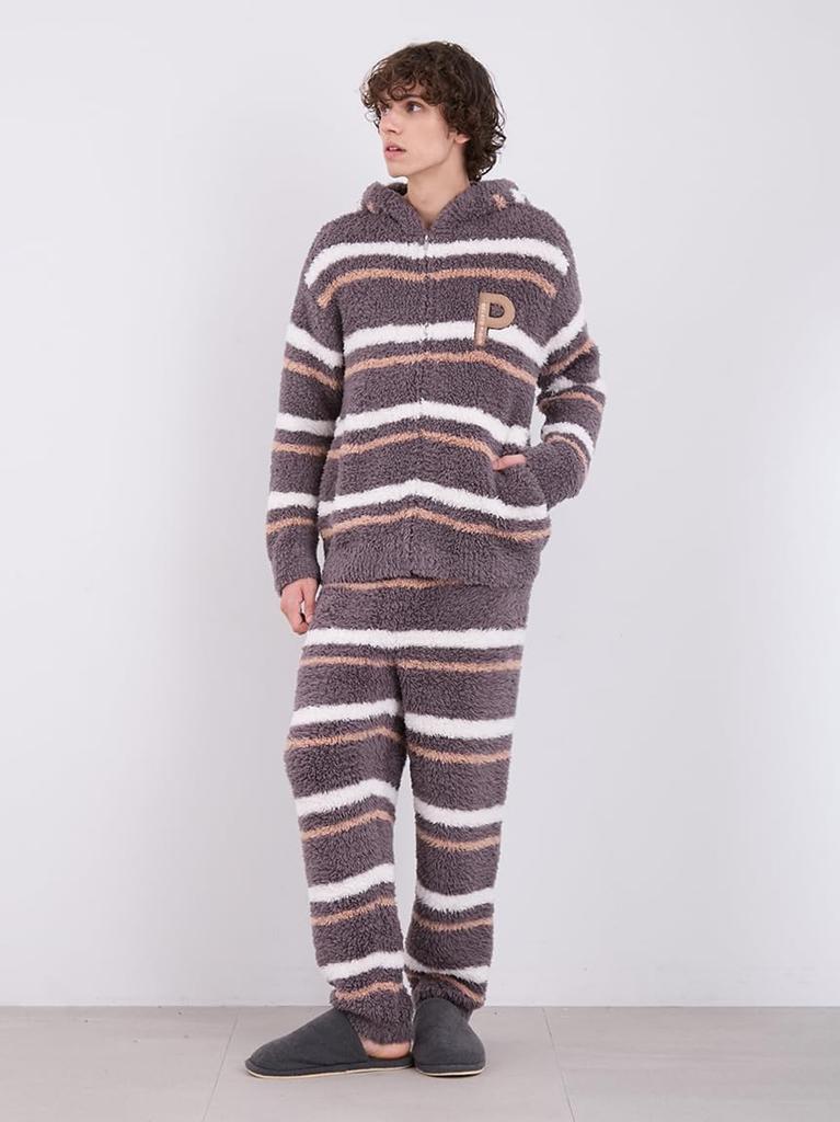 Gelato Pique HOLIDAY HOMME Gelato Striped Long Pants PMNP245082 IVR Men's