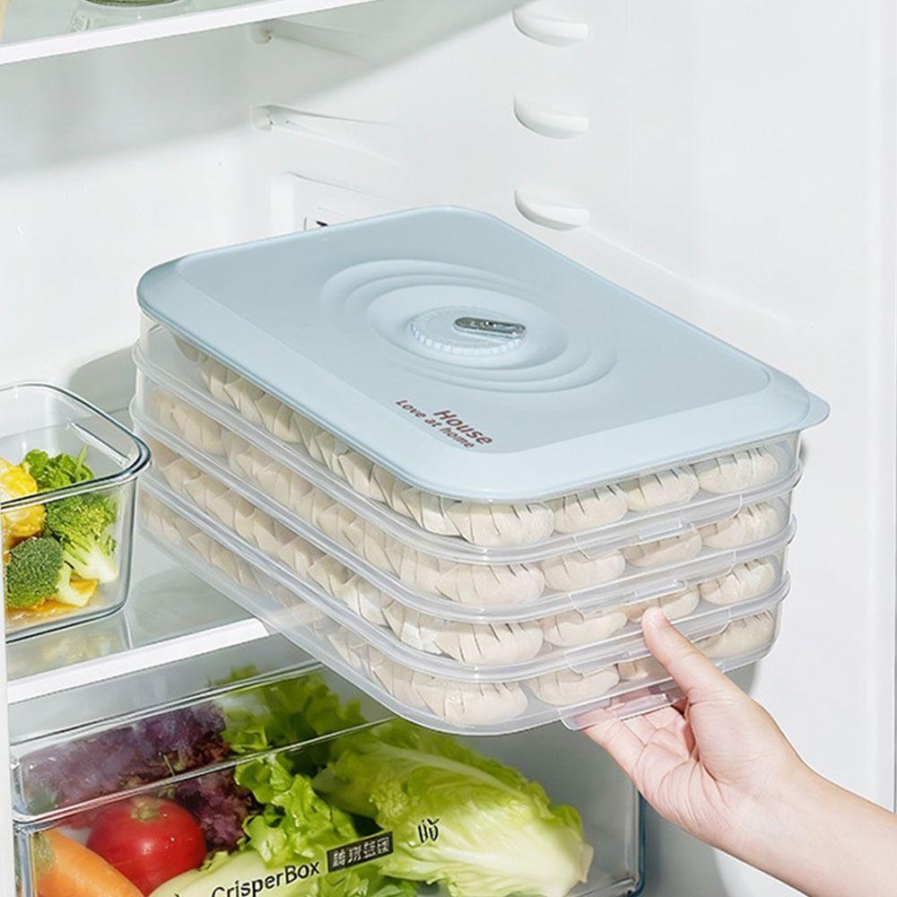 Fresh-Keeping Dumpling Storage Box Multi-Layer Frozen Dumpling Storage Box  Refrigerator
