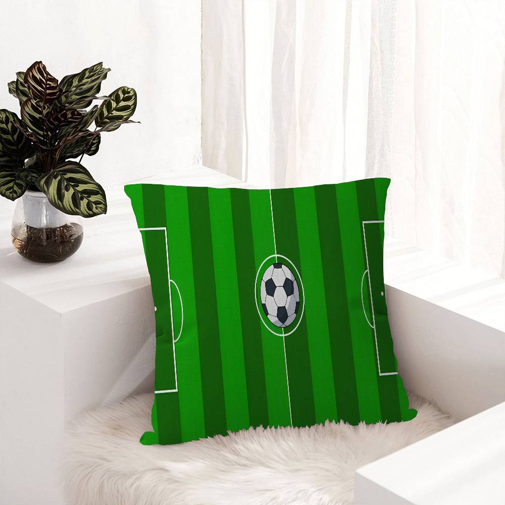 Cartoon Football Field Pillow Gift Home Office Decoration Pillow Bedroom Sofa Car Cushion CoverPillow Case