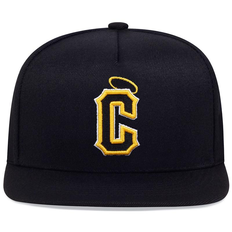 Letter C Angel Circle Embroidery Flat Top Cap Men Hip Hop Baseball Hat Women Snapback Caps Basketball Hats Trucker Hat Fashion Accessories