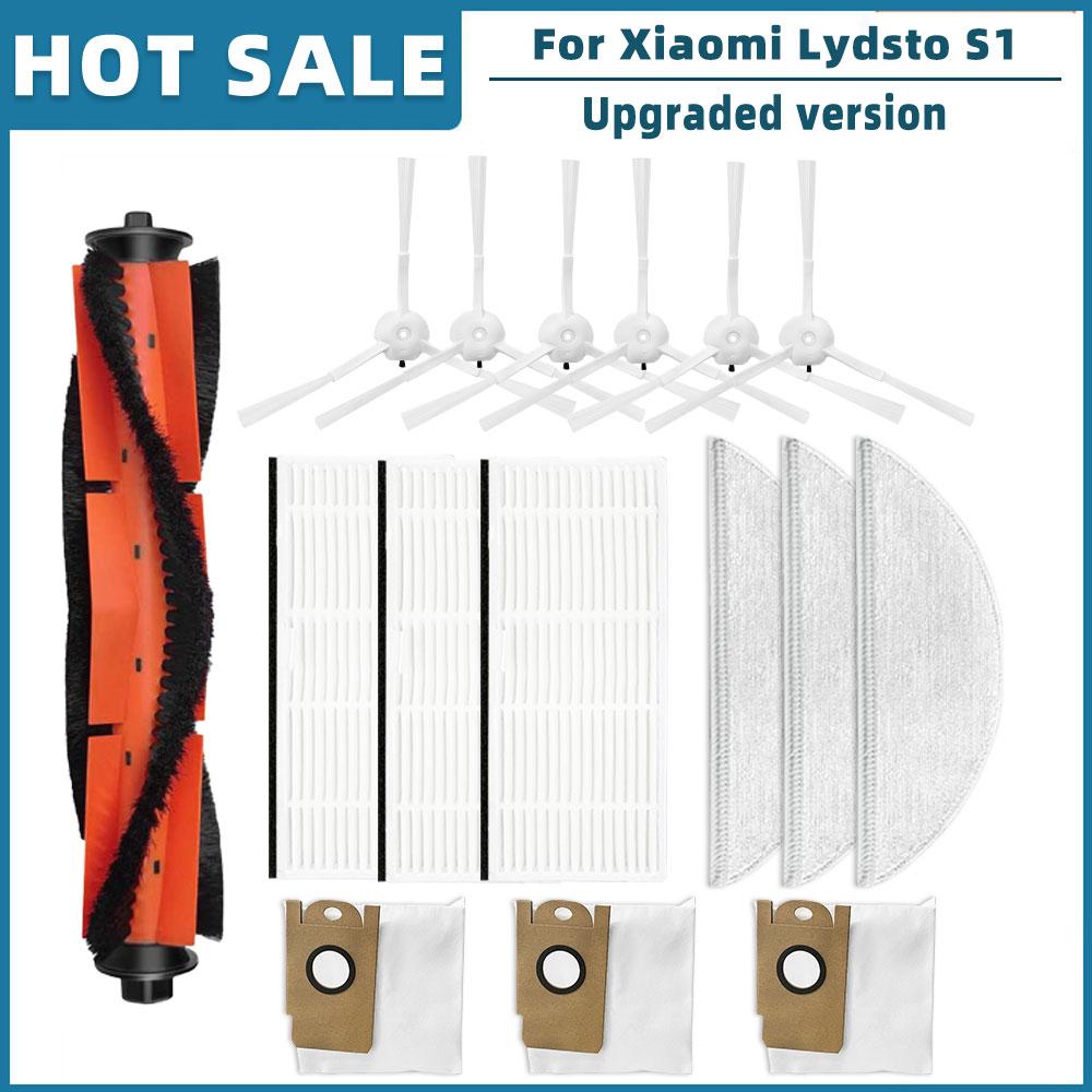 Pièces de Rechange Pour Aspirateur Robot Xiaomi Lydsto S1 Brosse Principale Brosse Latérale Filtre Hepa Serpillère Sac à Poussière Accessoires