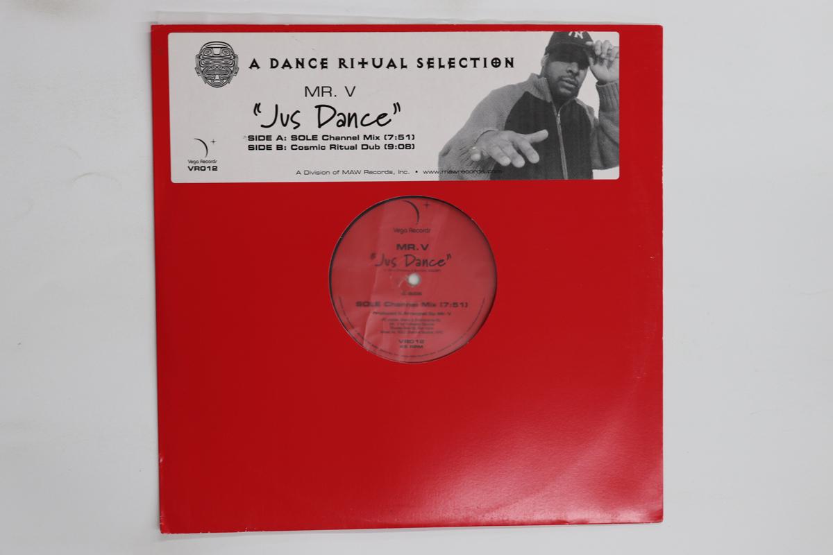 

12inch Record MR. V Jus Dance VR012 Vega Records 2005 US Dance Electronica Used