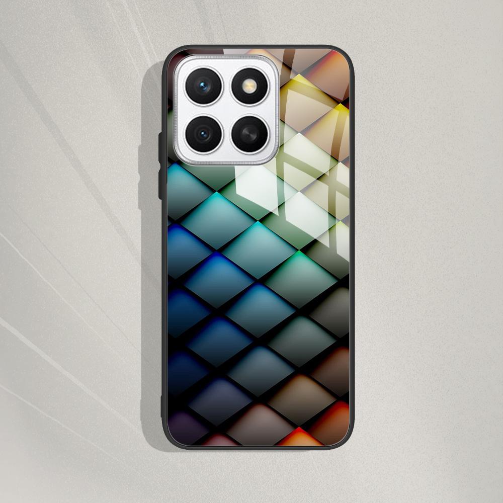 For Honor X8c Case Cover Tempered Glass Case Hard Coque Bumper Case For Honor X8C HonorX8c X 8 C Fundas Protect Cartoon Cover