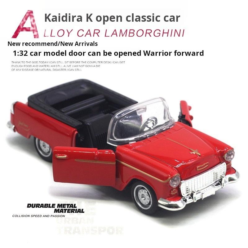 1/32 Scale Alloy Classic Car Model Children's Toy Car Decoration Pull-Back Car Model Boy Die Cast Car Model Toy