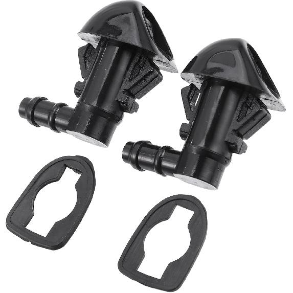 Форсунка омывателя лобового стекла Motoforti, для Honda Pilot 2009-2015, Пластик, Черный, 1 пара