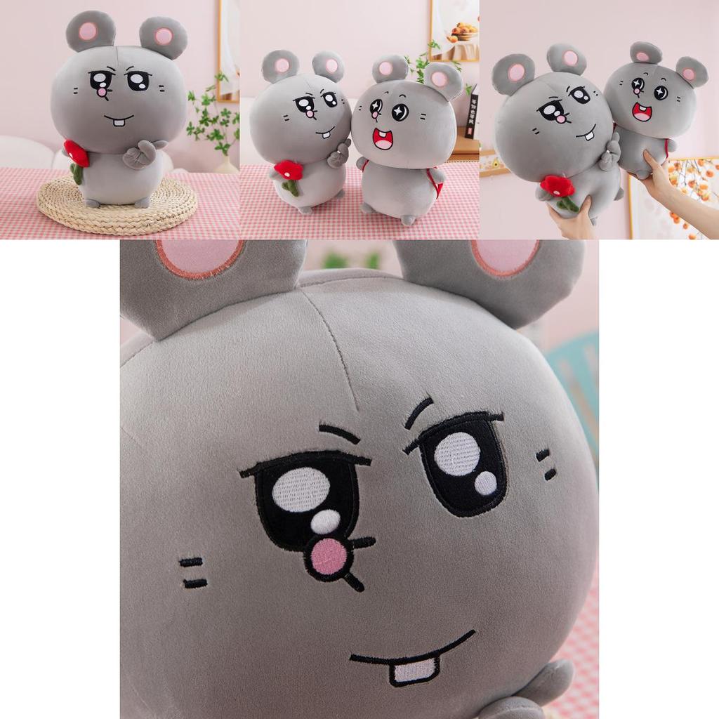 Adorable Plush Cartoon Mouse Toy Soft Stuffed Animal Gift For Kids Birthday Celebration