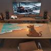 Scooby‑Doo2 Print  Cushion Non-slip Laptop Tablet Big Mousepad XXL Mat Mini PC Playmat With Lock edge