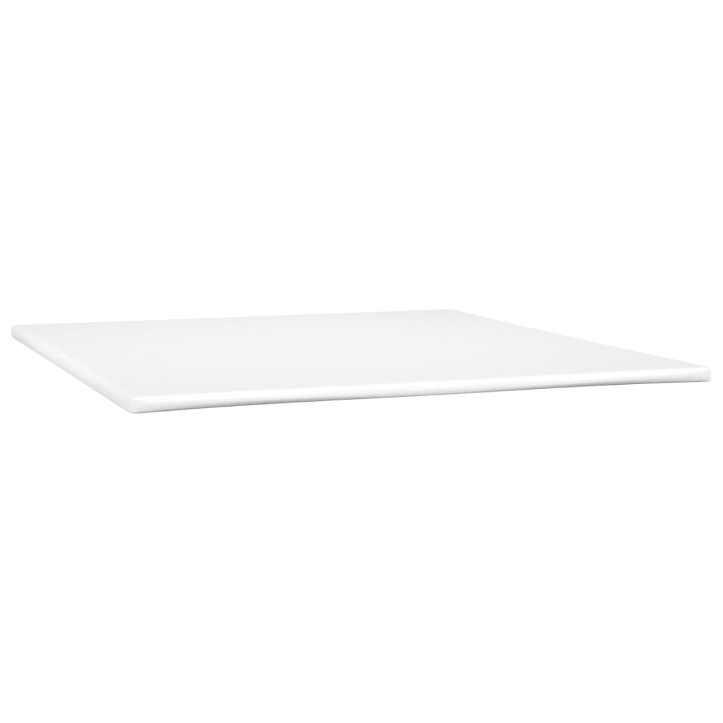 Box Spring Bed with Mattress Light Grey 160 x 200 cm Fabric