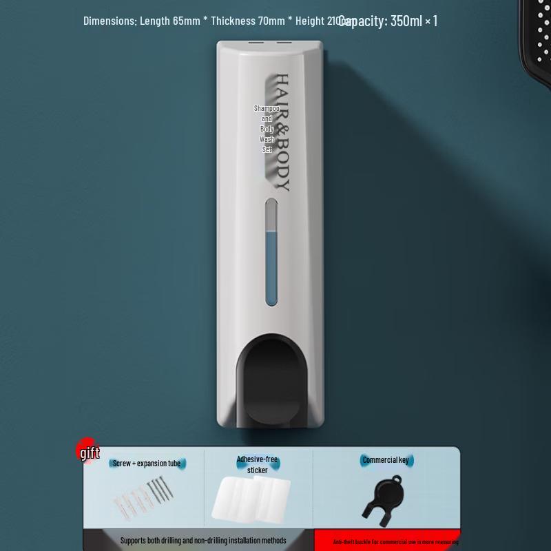 

OLOEY Wall-Mounted Press Soap Dispenser