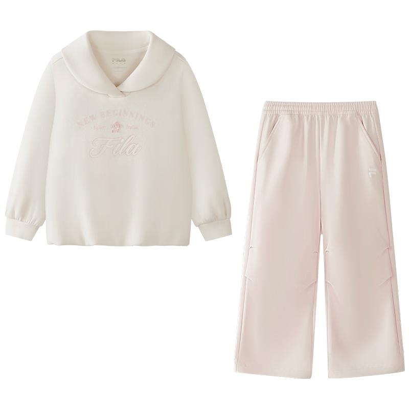 Fila Kids Girls' Two-Piece Casual Sweatshirt and Pants Set