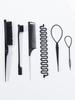 6pcs/set Styling Comb Set,tear Comb,mouse Tail Comb,hair Edge Comb,1 Centipede,2 French Hair clippers,Special for Real Hair Wigs