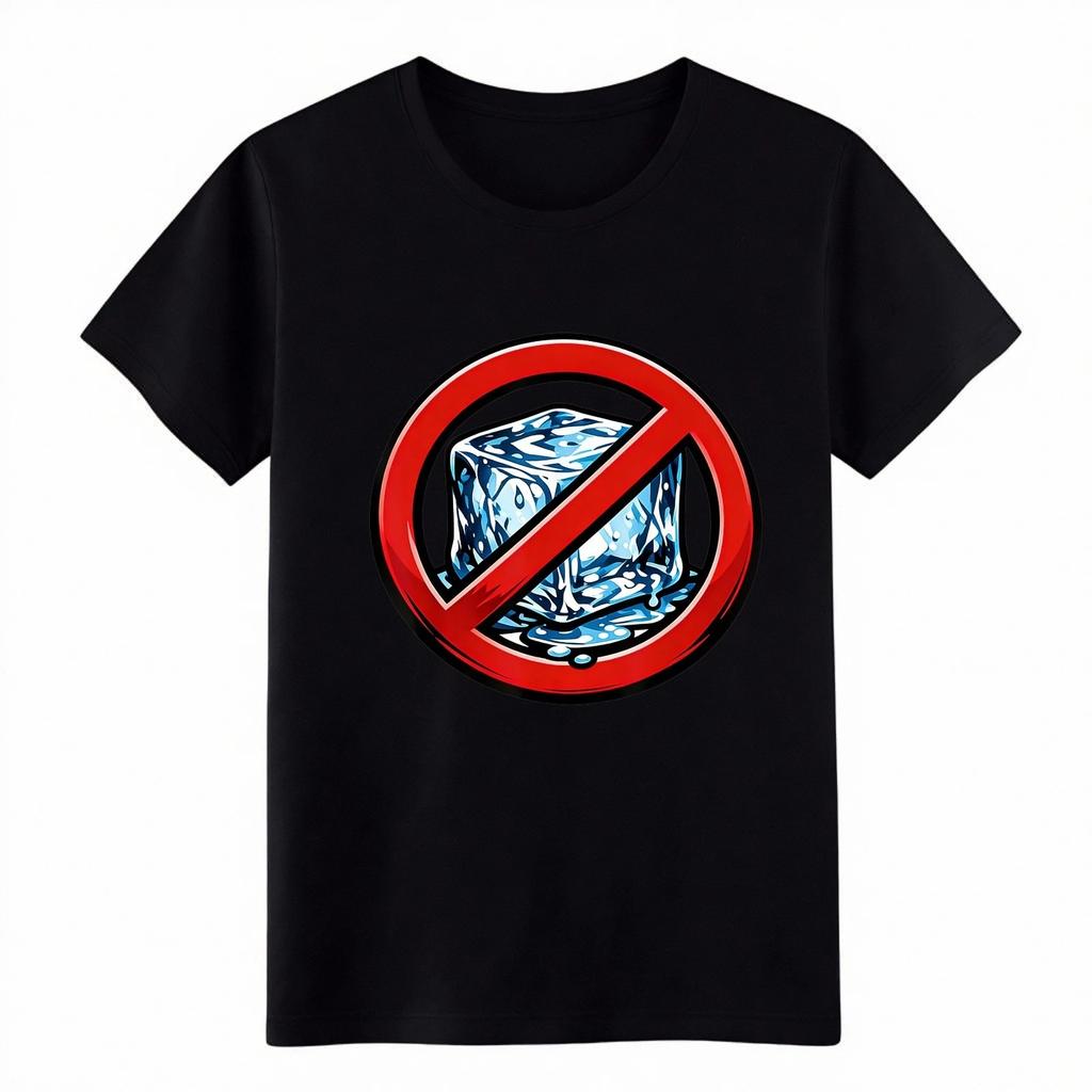 Unisex Patriotic No ICE Streetwear Protest Tee Immigration Justice Graphic Shirt