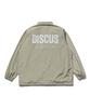 Discus Athletic Letter Logo Coach Jacket Sand Beige