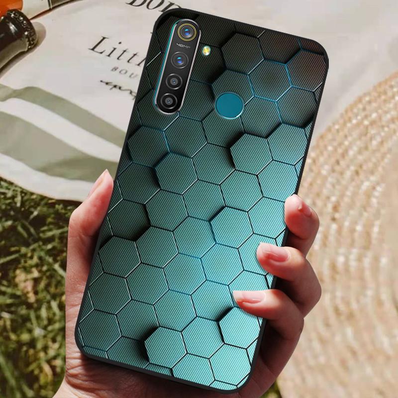 Para Oppo Realme 5 Pro Funda Silicona Trasera Funda de Teléfono para Oppo Realme 5i 5S 5 Pro Fundas Realme5 Pro 5i 5S Borde Suave coque