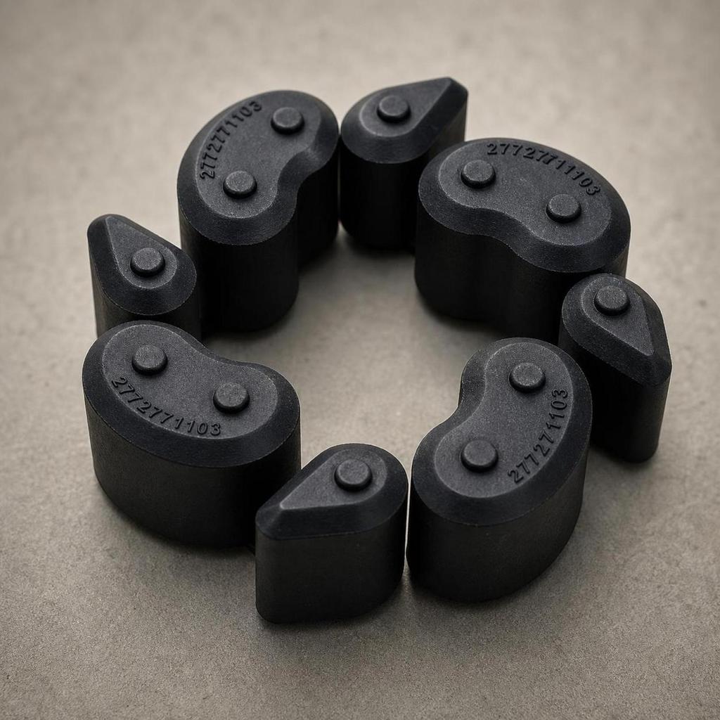 6 Pieces Hub Damper Direct Replacement Drivetrain Cushion Molded