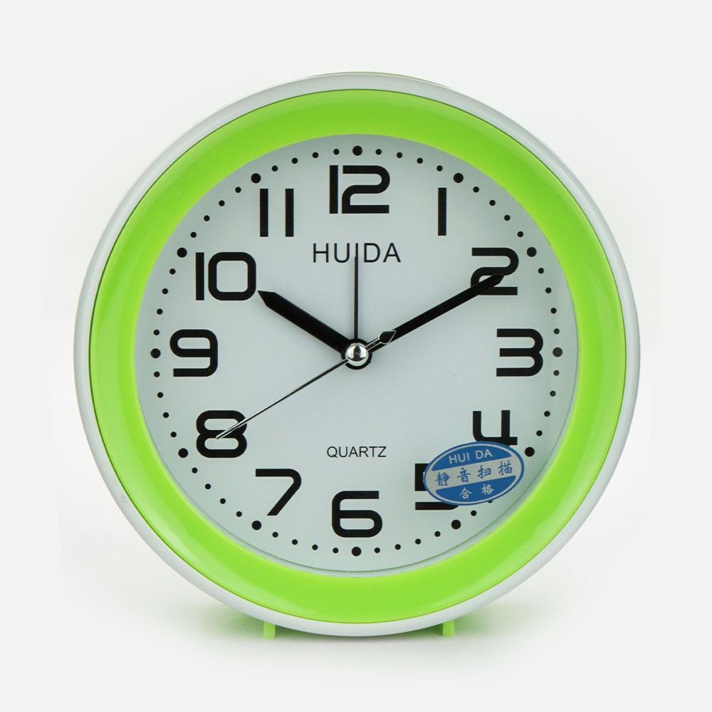 

Creative and Generous Round Alarm Clock Mute Clock Children s Bedroom Watch Student Dormitory Bedside Clock Gift