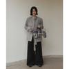Xiaoxiangfeng Sequin Web Woolen Jacket Women's Winter Design Silhouette Thickened Top
