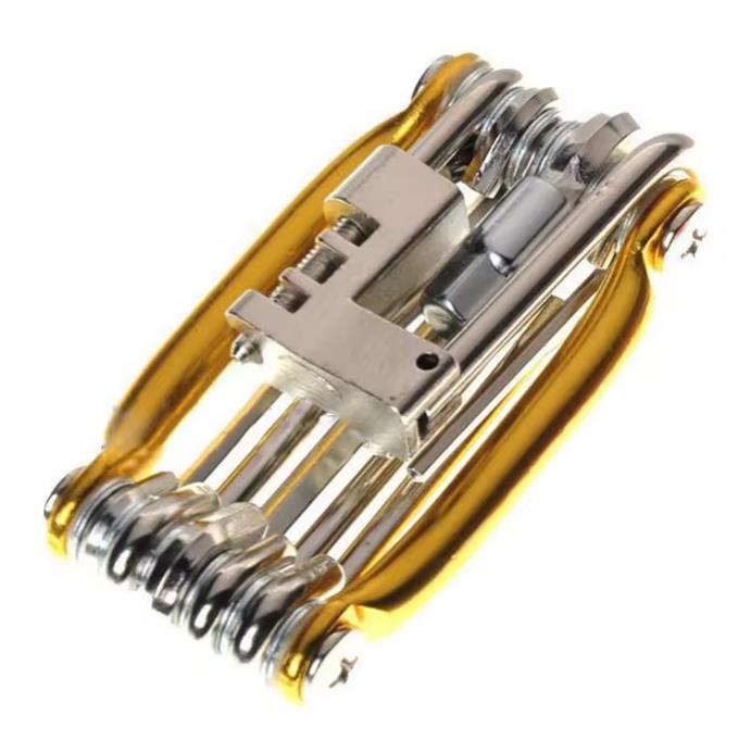 11 In 1 Bicycle Multi Tool Chain Splitter Cutter Multifunction For MTB Mountain Road Bike Wrench Screwdriver Repair Multitool