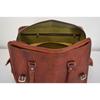Vintage Leer Reisbagage Koffer Overnachting Weekend Duffel Laptop Tas Nieuw