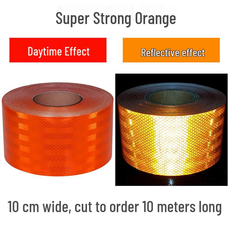 10cm High-Strength Reflective Tape for Traffic Safety and Anti-Collision