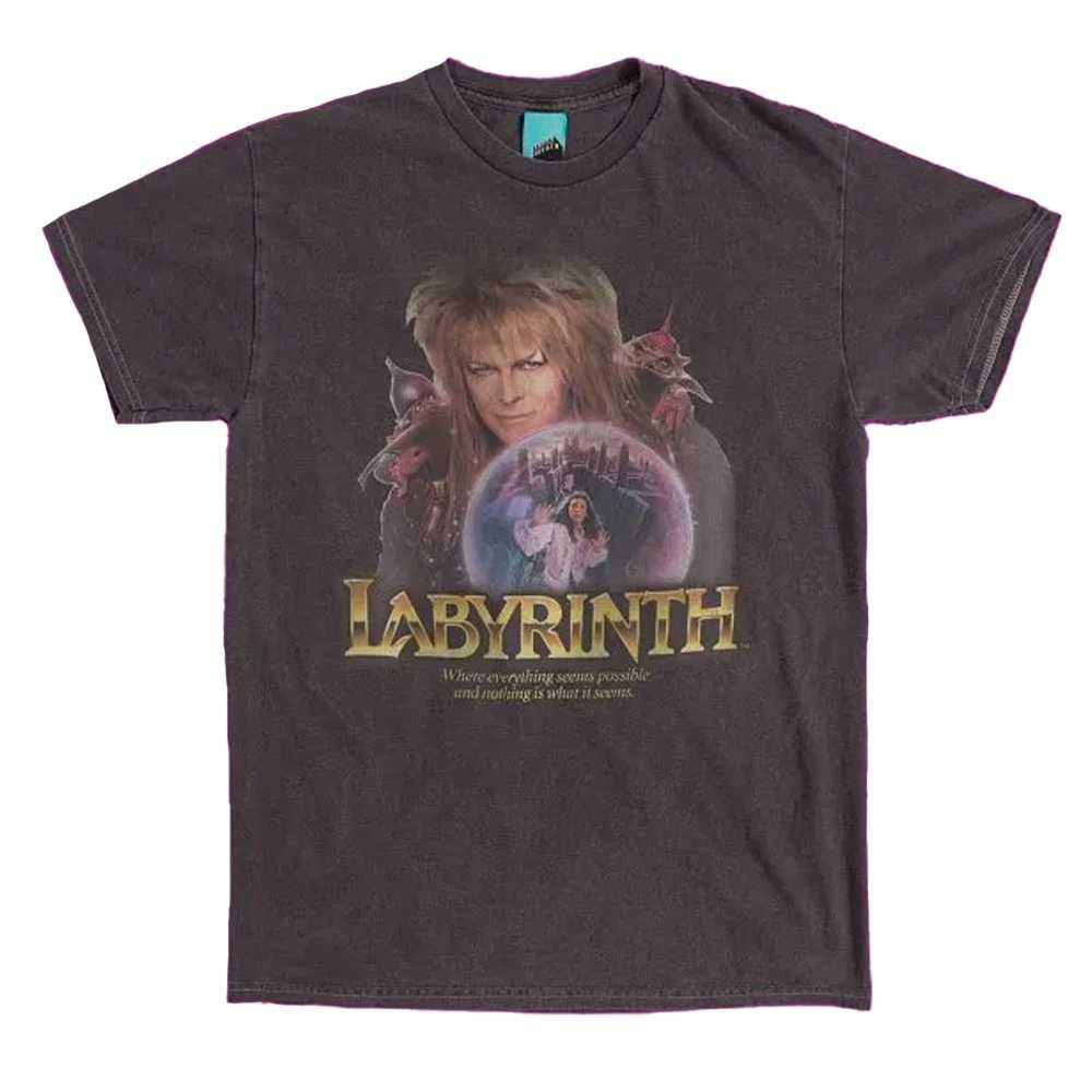 Labyrinth Unisex Adult Jareth The Goblin King Crystal Ball T-Shirt