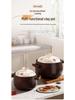 Durable Ceramic Clay Pot for Gas Stoves - Perfect for Rice & Soups, High Heat Resistant, Not Easy To Crack.