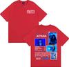 Singer Aitana Azul Album Tour T Shirt Unisex Women Clothing Fashion Aesthetic Tshirts Summer ONeck Cotton Tshirt Streetwear