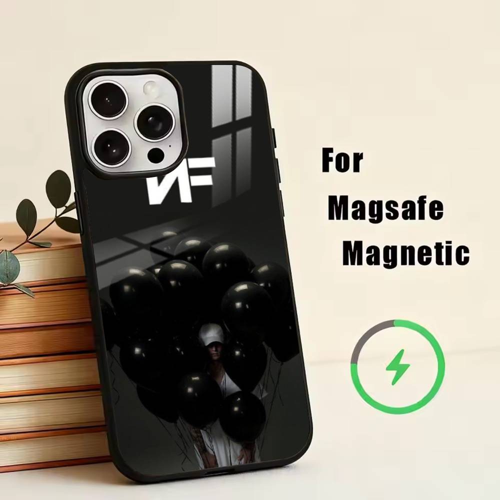 Singer NF Rapper Phone Case For iPhone17,16,15,14,13,12,11 Plus,Pro Magnetic with Magsafe Wireless Charging