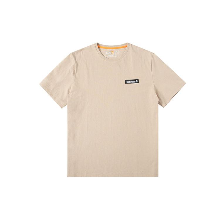 Timberland T-Shirts Men's Khaki Crew Neck Moderate Straight Fit A6Q99-269