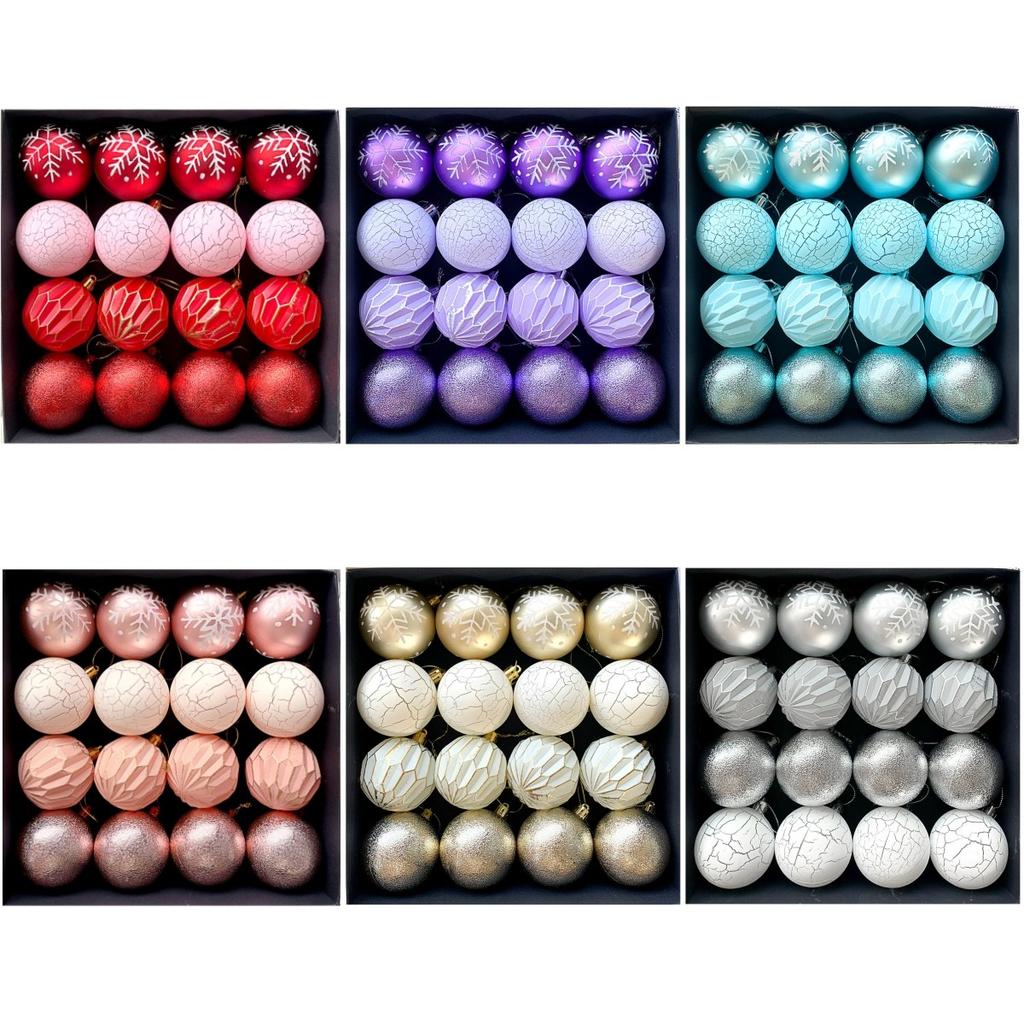 Colorful Holiday Ornaments Christmas Ball Ornament Easy To Hang Holiday Atmosphere Lightweight Design Holiday Party