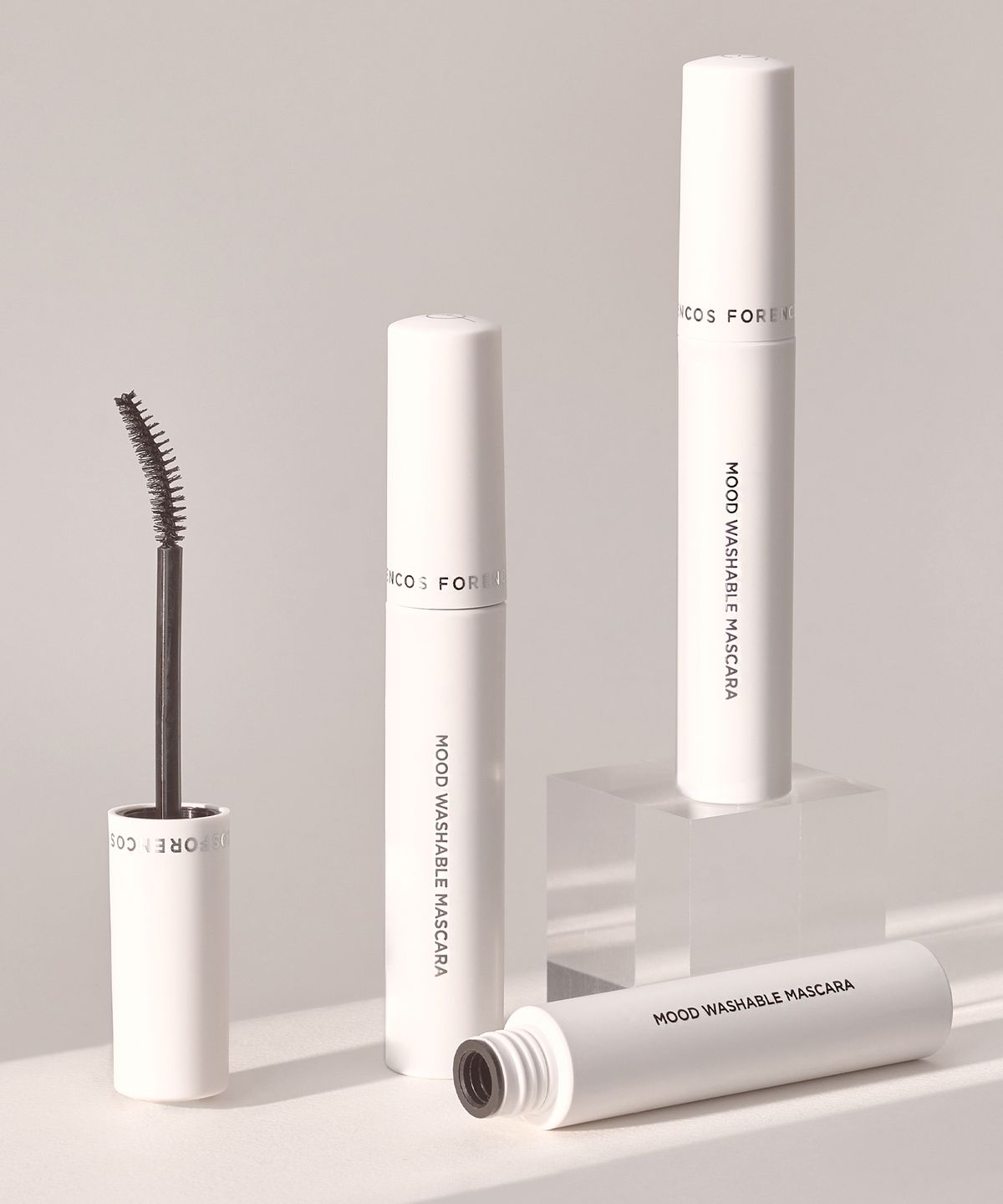 [2 Pack] Mood Washable Mascara Long & Curl 2 Colors 01 Deep Black
