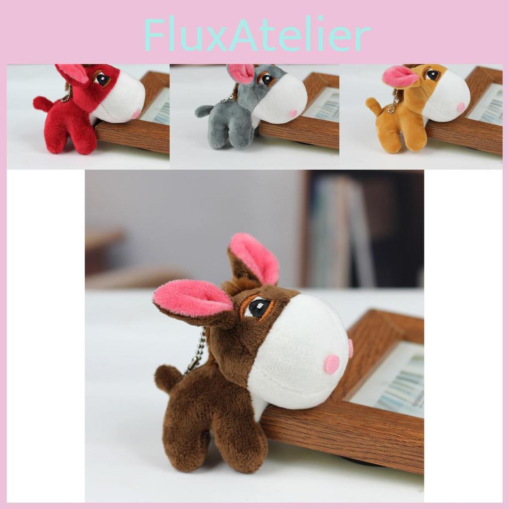 Charming Small Horse Plush Keychain Bag Accessory Soft Pp Cotton Stuffed Animal