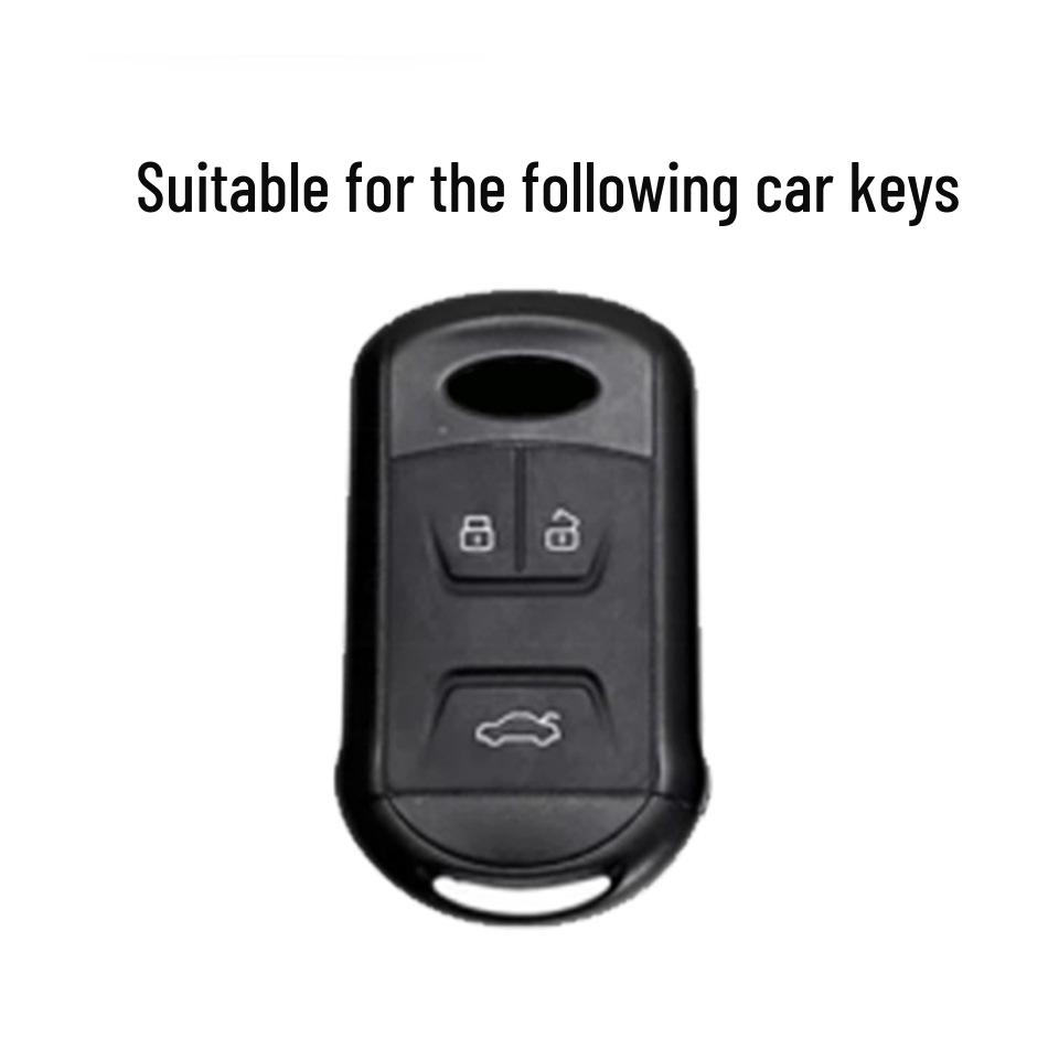 Genuine Leather Car Key Cover for Chery Tiggo, QQ, Arrizo Models