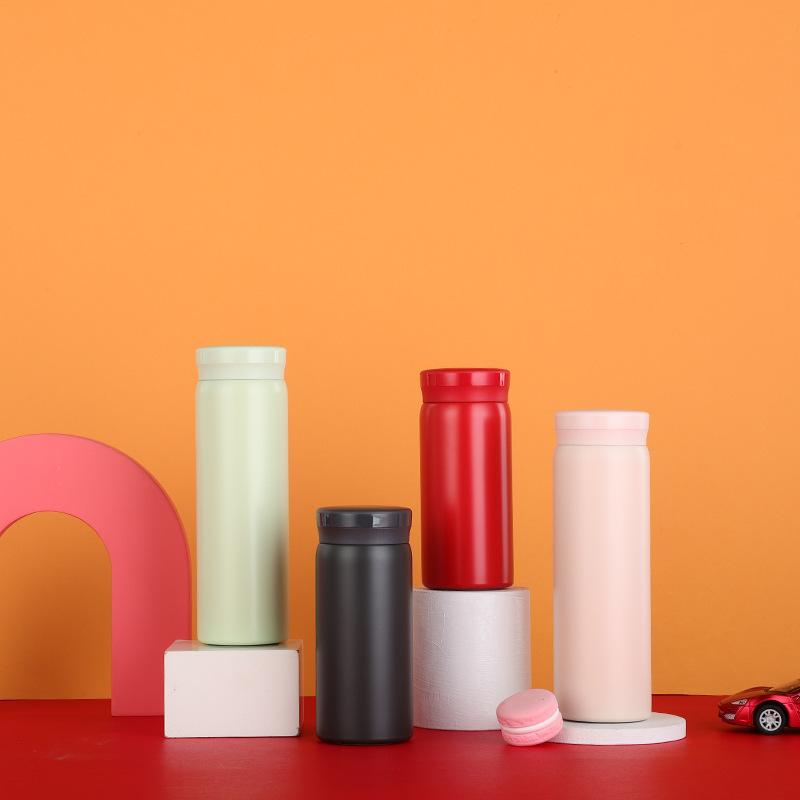 Directly from the manufacturer 111 stainless steel compact student mini thermos cup, simple small capacity girl lady pocket cup